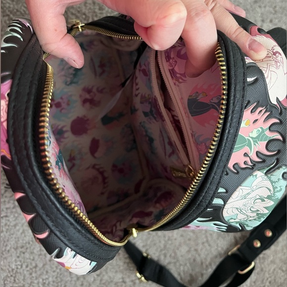 Pastel Disney villain loungefly backpack (Used) - Picture 3 of 8